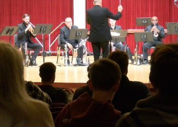 WIU students learn from the pros during annual Brassfest