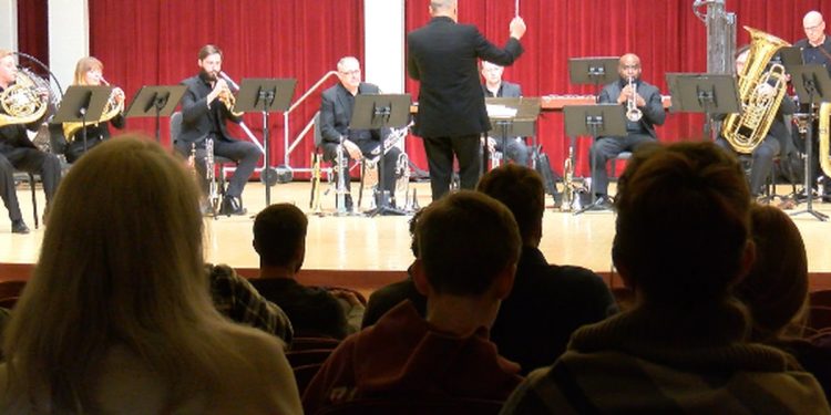 WIU students learn from the pros during annual Brassfest