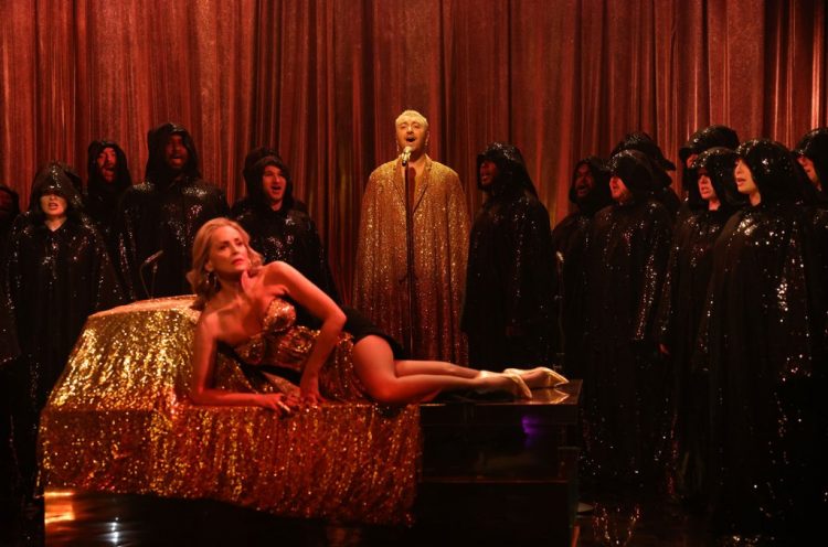 Sharon Stone Talks ‘SNL’ Performance With Sam Smith: ‘We Have No Judgement of Each Other’