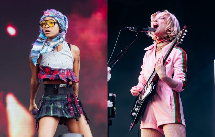 Willow shares in-studio snap with St. Vincent