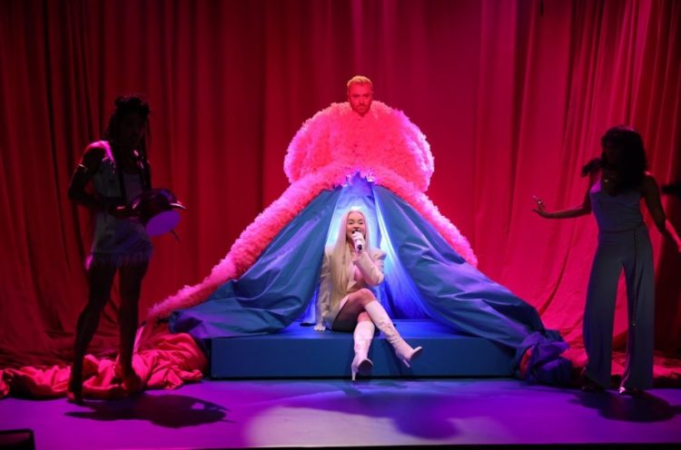 Sam Smith Brings Out Kim Petras for ‘Unholy,’ Surprises With Guest Sharon Stone for ‘Gloria’ on ‘SNL’: Watch