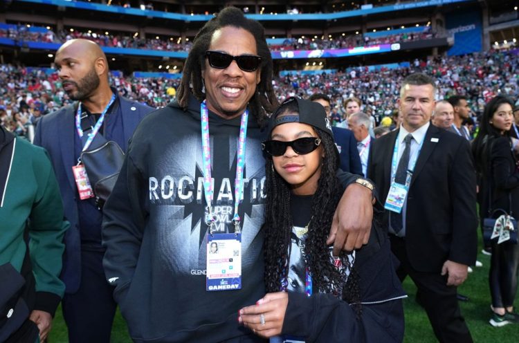 Jay-Z Takes Blue Ivy on Daddy-Daughter Date to 2023 Super Bowl