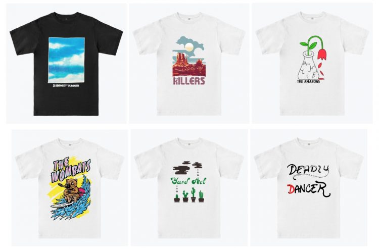 The Killers, Yard Act, Fontaines D.C. and more launch exclusive t-shirts as part of Merch For Good