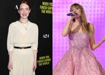 Emma Stone goes viral for “losing her mind” over Taylor Swift ‘Eras’ show