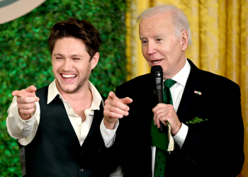 Niall Horan Hangs Out With President Joe Biden at the White House for St. Patrick’s Day