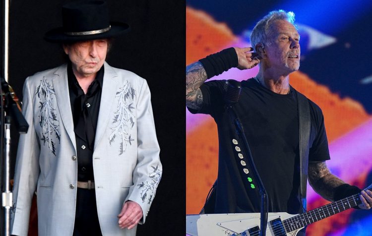 Metallica on Bob Dylan’s revelation that he’s seen them live twice