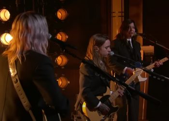 Watch Boygenius perform ‘Not Strong Enough’ on ‘Jimmy Kimmel’
