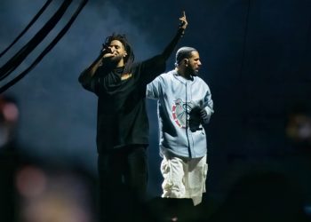J. Cole and Drake Exude Hip-Hop Royalty During 2023 Dreamville Festival Finale Performance