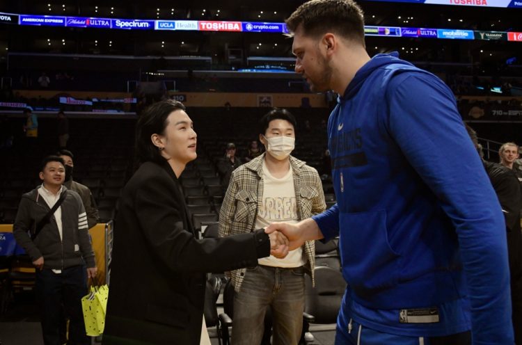 BTS’ Suga Is Now an Ambassador for the NBA: ‘Personally a Great Honor’