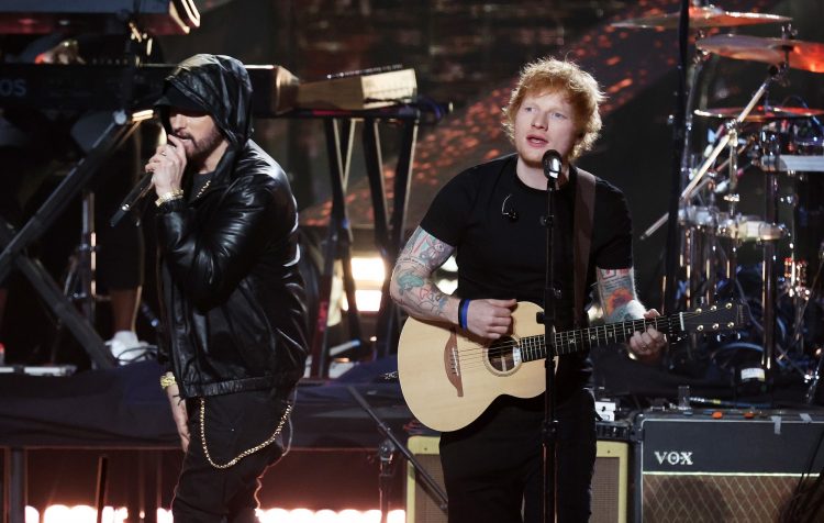 Ed Sheeran says listening to Eminem helped “cure” his stutter