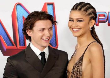 Zendaya & Tom Holland Cheer on Golden State Warriors During NBA Playoffs Date Night