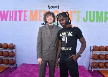Lil Nas X Supports Jack Harlow at ‘White Men Can’t Jump’ Premiere in a Jack Harlow Shirt