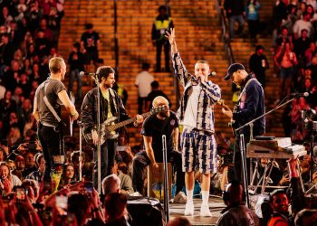 Watch Aitch join Coldplay on stage at Manchester Etihad gig