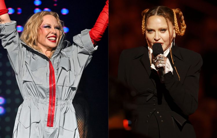 Kylie Minogue teases Madonna collab and US tour