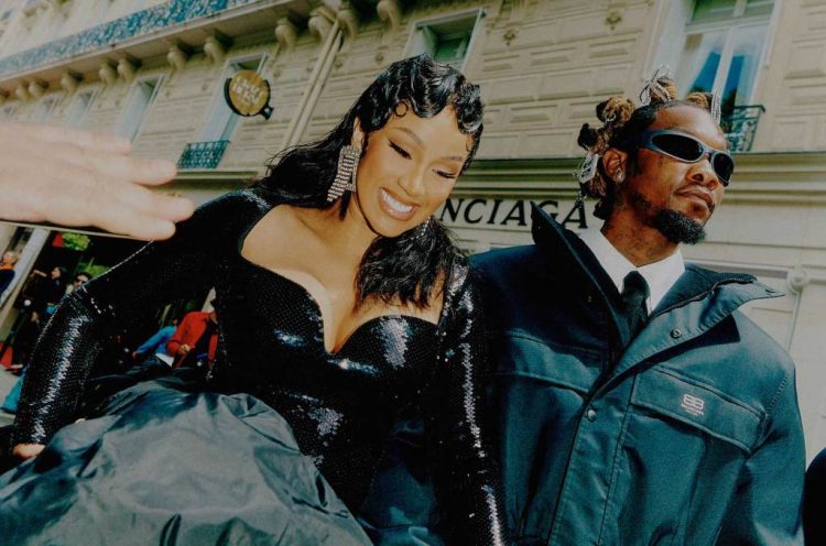 Cardi B & Offset Attend Paris Fashion Week Together Following Cheating Allegations
