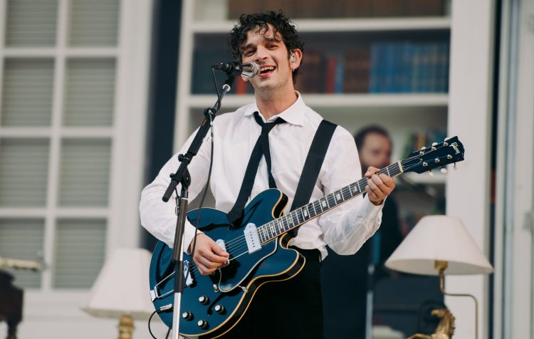 The 1975’s Matty Healy addresses past controversies and invites dad Tim on stage at Finsbury Park gig