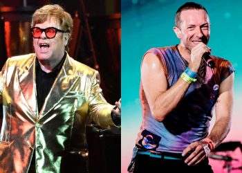 Coldplay honour Elton John during final concert of farewell tour in Sweden