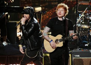 Eminem Joins Ed Sheeran Onstage for ‘Lose Yourself’ and ‘Stan’ at Detroit’s Ford Field