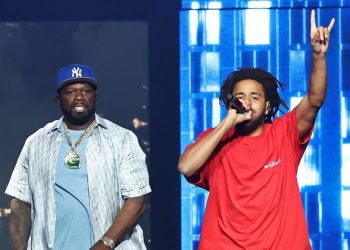 J. Cole Joins 50 Cent at NYC Concert, Calls ‘Get Rich or Die Tryin” the ‘Best Album of All-Time’