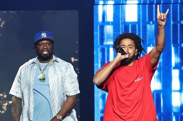 J. Cole Joins 50 Cent at NYC Concert, Calls ‘Get Rich or Die Tryin” the ‘Best Album of All-Time’