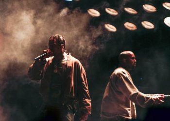 Kanye West Joins Travis Scott Onstage During ‘Utopia’ Rome Concert