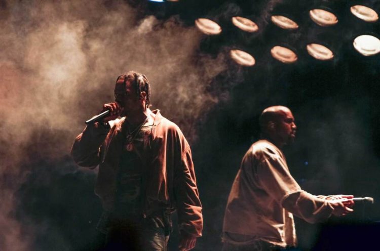 Kanye West Joins Travis Scott Onstage During ‘Utopia’ Rome Concert