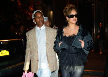 A$AP Rocky Carries Giant Pink Tote While Out With Rihanna for His Birthday