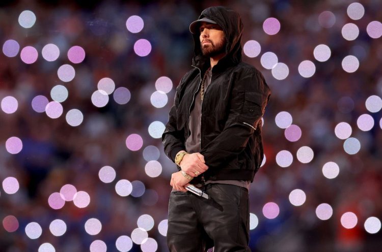 Eminem Loses It When Camera Catches Him Cheering on Beloved Detroit Lions During Playoff Win
