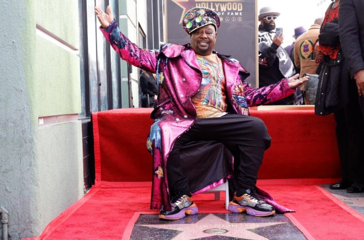 George Clinton Pilots the Mothership to the Hollywood Walk of Fame