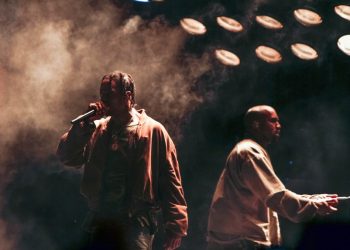 Kanye West Performs Classic Hits as Surprise Guest at Travis Scott Concert