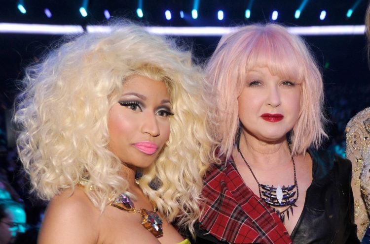Nicki Minaj & Cyndi Lauper Perform ‘Pink Friday Girls’ & Share Heartfelt Moment at NYC Concert: Watch