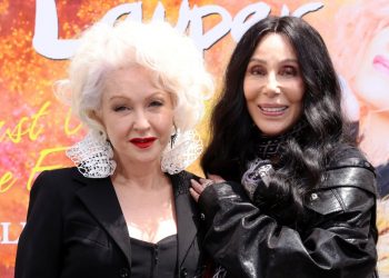 Cyndi Lauper Gets a Hand From Cher At TCL Chinese Theatre Handprint Ceremony