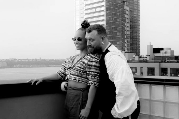 Sam Smith & Alicia Keys Cozy Up for an ‘Intimate’ Studio Session in ‘I’m Not the Only One’ Video