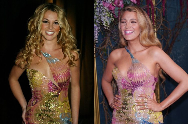 Blake Lively Pays Tribute to ‘Ultimate Queen’ Britney Spears With Throwback Versace Red Carpet Look: ‘Thank You For Your Example’