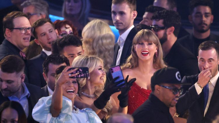 Taylor Swift’s Epic Night, Beyoncé’s A-List Cheering Squad and Chappell Roan Takes a Tumble: 17 Things the Grammy Cameras Missed