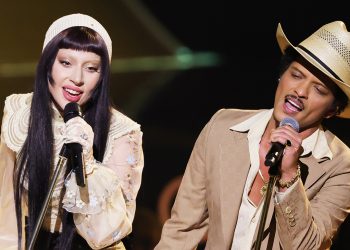 Lady Gaga and Bruno Mars Pay Tribute to Los Angeles With “California Dreamin’” Grammys Performance