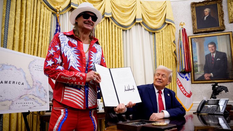 Trump, Joined By Kid Rock, Signs Executive Order Targeting Ticket Scalpers